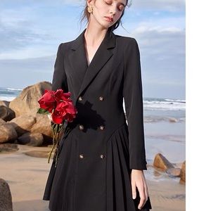 Blazer coat dress